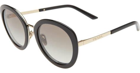 prada pr54ys|Prada Gray Gradient Oval Ladies Sunglasses PR 54YS AAV0A7 53.